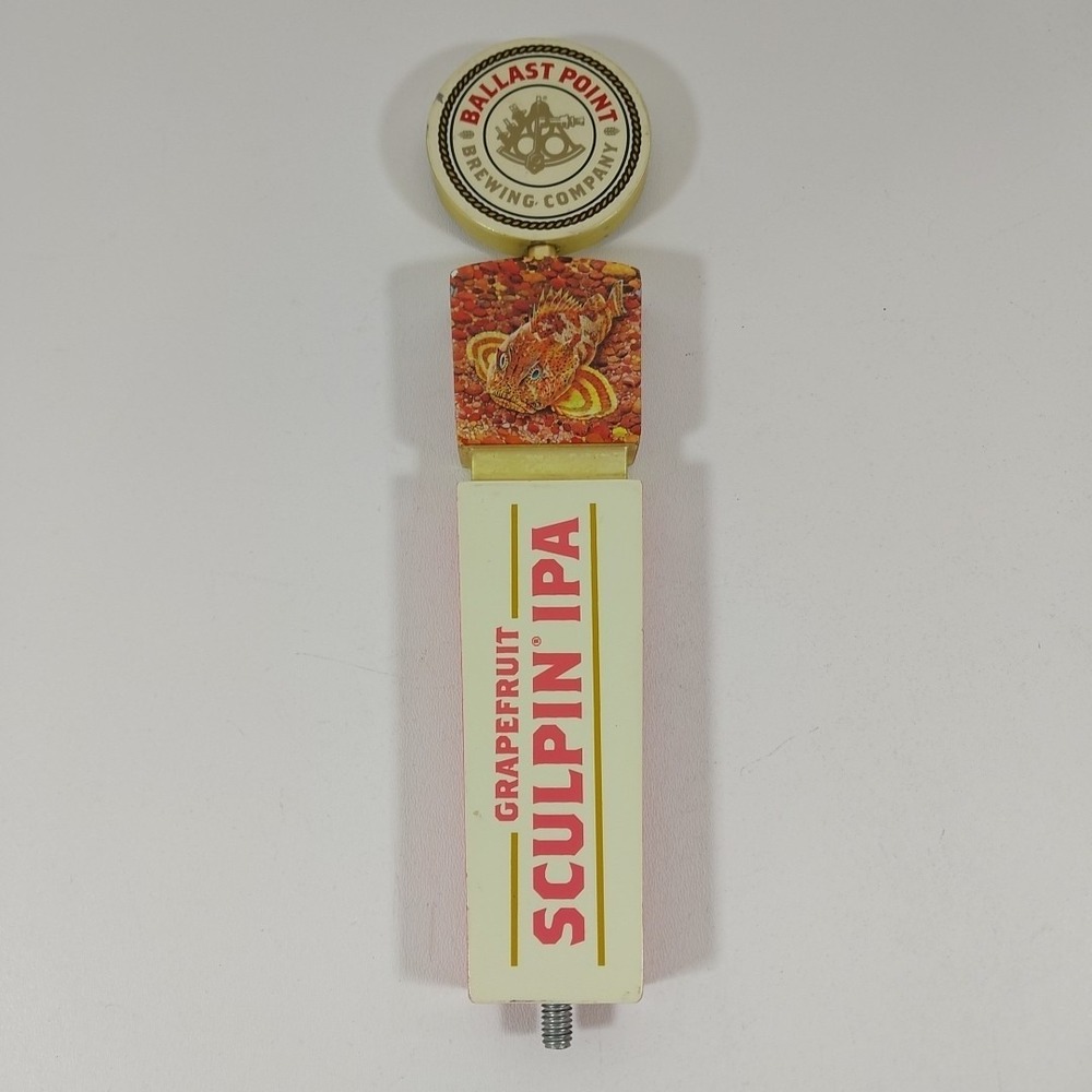 Ballast Point Grapefruit Sculpin IPA Beer‎ Tap Handle San Diego, California